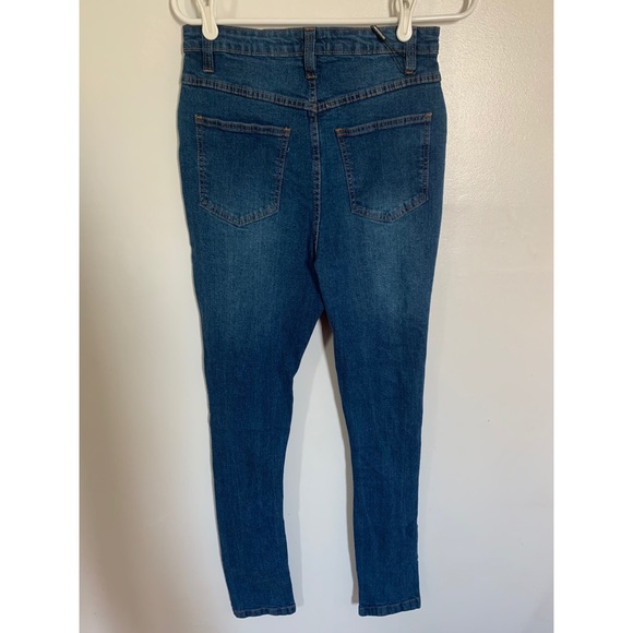 PLT Shape high waisted extreme rip skinny jeans - Picture 2 of 2